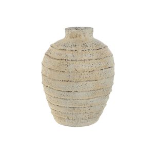 Váza Home ESPRIT Biela Magnézium 32 x 32 x 41 cm