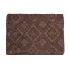 Poťah na vankúš DKD Home Decor 60 x 1 x 40 cm Gaštanová Kosoštvorce