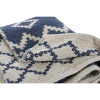 Koberec DKD Home Decor Modrá Biela Arab (120 x 180 x 1 cm)