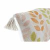 Vankúšik DKD Home Decor 60 x 10 x 30 cm Béžová Viacfarebná Kvety