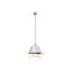 Stropné svetlo DKD Home Decor Biela Zlatá PVC Kov 50 W 38 x 38 x 32 cm