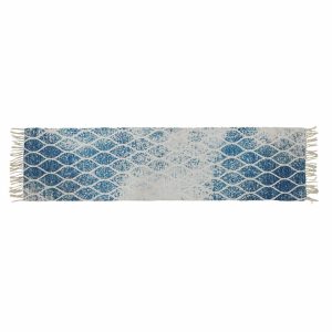 Koberec DKD Home Decor Modrá Bavlna Chenille (60 x 240 x 1 cm)