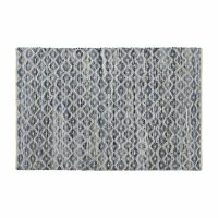 Koberec DKD Home Decor Modrá Biela (120 x 180 x 1 cm)