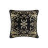 Vankúšik DKD Home Decor Čierna Zlatá 45 x 10 x 45 cm Arab