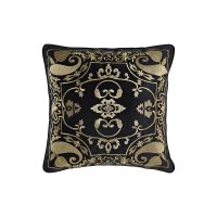 Vankúšik DKD Home Decor Čierna Zlatá 45 x 10 x 45 cm Arab