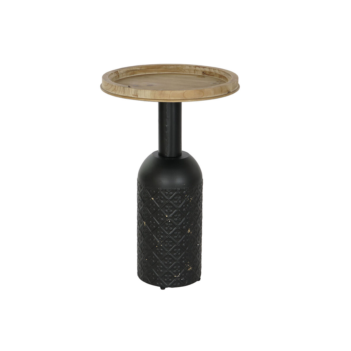 Postranný stolík DKD Home Decor 41,5 x 41,5 x 63,5 cm Jedľa Kov