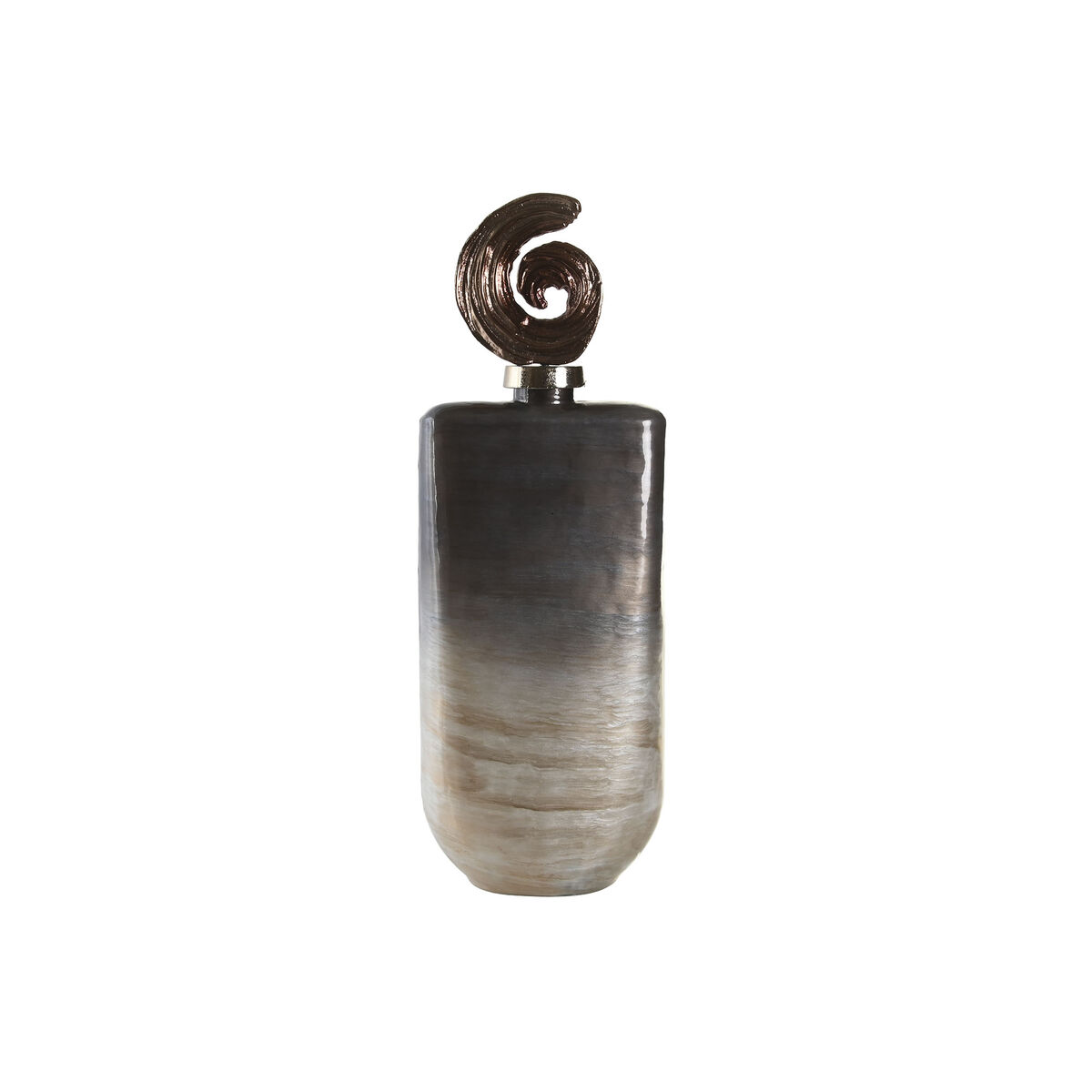 Váza DKD Home Decor Viacfarebná Aluminium Sklo 19 x 12 x 55 cm