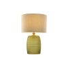 Stolná lampa Home ESPRIT zelená Béžová Zlatá Sklo 50 W 220 V 38 x 38 x 57 cm