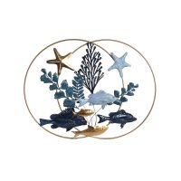 Dekorácia na stenu Home ESPRIT Kov Plastické Casual (Obnovené B)
