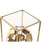 Stolná lampa DKD Home Decor Zlatá 220 V 50 W Moderný Geometrický (30 x 30 x 71 cm)