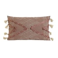 Vankúšik Home ESPRIT Biela Terakota Boho 50 x 5 x 30 cm