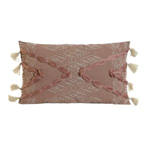 Vankúšik Home ESPRIT Biela Terakota Boho 50 x 5 x 30 cm