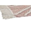 Koberec DKD Home Decor Ružová Terakota Biela Strapce Mestská (160 x 230 x 1 cm)