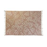 Koberec DKD Home Decor Ružová Terakota Biela Strapce Mestská (160 x 230 x 1 cm)