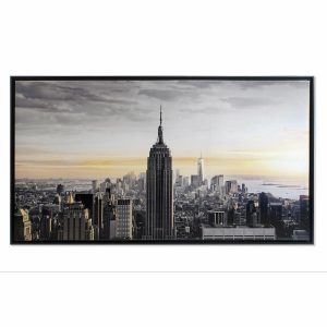 Maľba DKD Home Decor New York (144 x 3,5 x 84 cm)