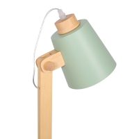 Stolná lampa DKD Home Decor zelená Ružová Prírodná Drevo Kov 50 W 220 V 18 x 20 x 45 cm 15 x 20 x 50 cm (2 kusov)