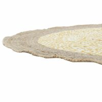 Koberec DKD Home Decor Gaštanová Biela Žltá (200 x 200 x 1 cm)
