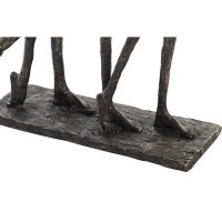 Dekoratívne postava DKD Home Decor 23 x 8,5 x 39 cm Medený Rodina
