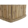 Súprava košíkov DKD Home Decor Prírodná Lano Bambus (46 x 46 x 55 cm)