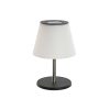 Stolná lampa Home ESPRIT Biela Čierna PVC Nerezová oceľ Aluminium 18 x 18 x 26,5 cm