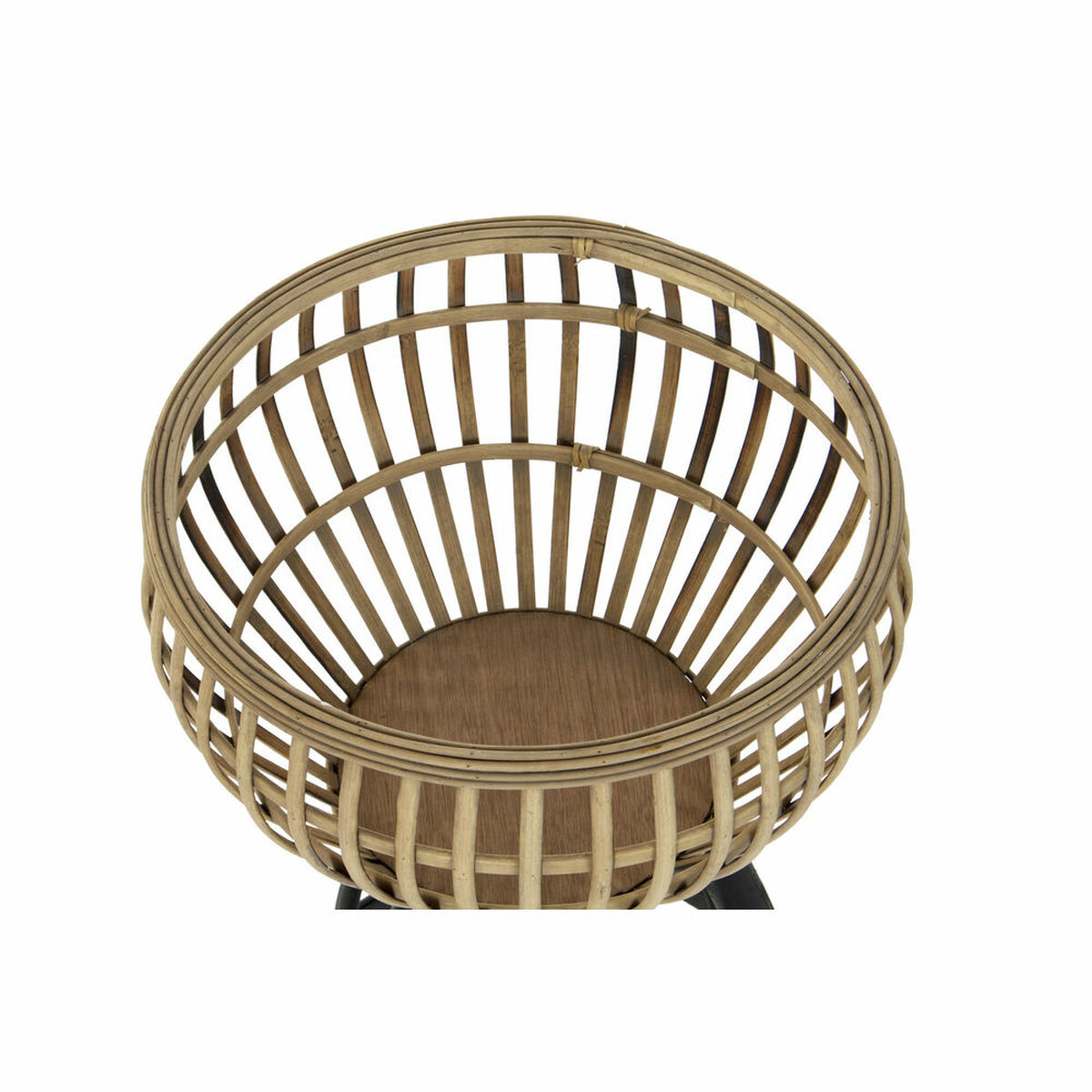 Kvetináč DKD Home Decor Prírodná Kov Bambus Bali 41 x 41 x 68 cm