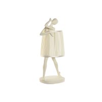 Stolná lampa Home ESPRIT Biela Živica 40 W 220 V 29 x 25 x 62,5 cm