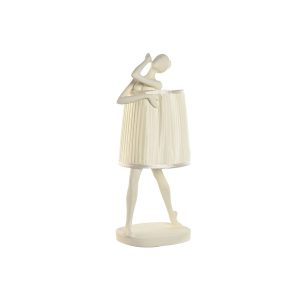 Stolná lampa Home ESPRIT Biela Živica 40 W 220 V 29 x 25 x 62,5 cm