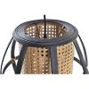 Stropné svetlo DKD Home Decor Čierna Gaštanová 220 V 50 W (34 x 34 x 35 cm)