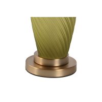 Stolná lampa Home ESPRIT zelená Béžová Zlatá Sklo 50 W 220 V 36 x 36 x 61 cm