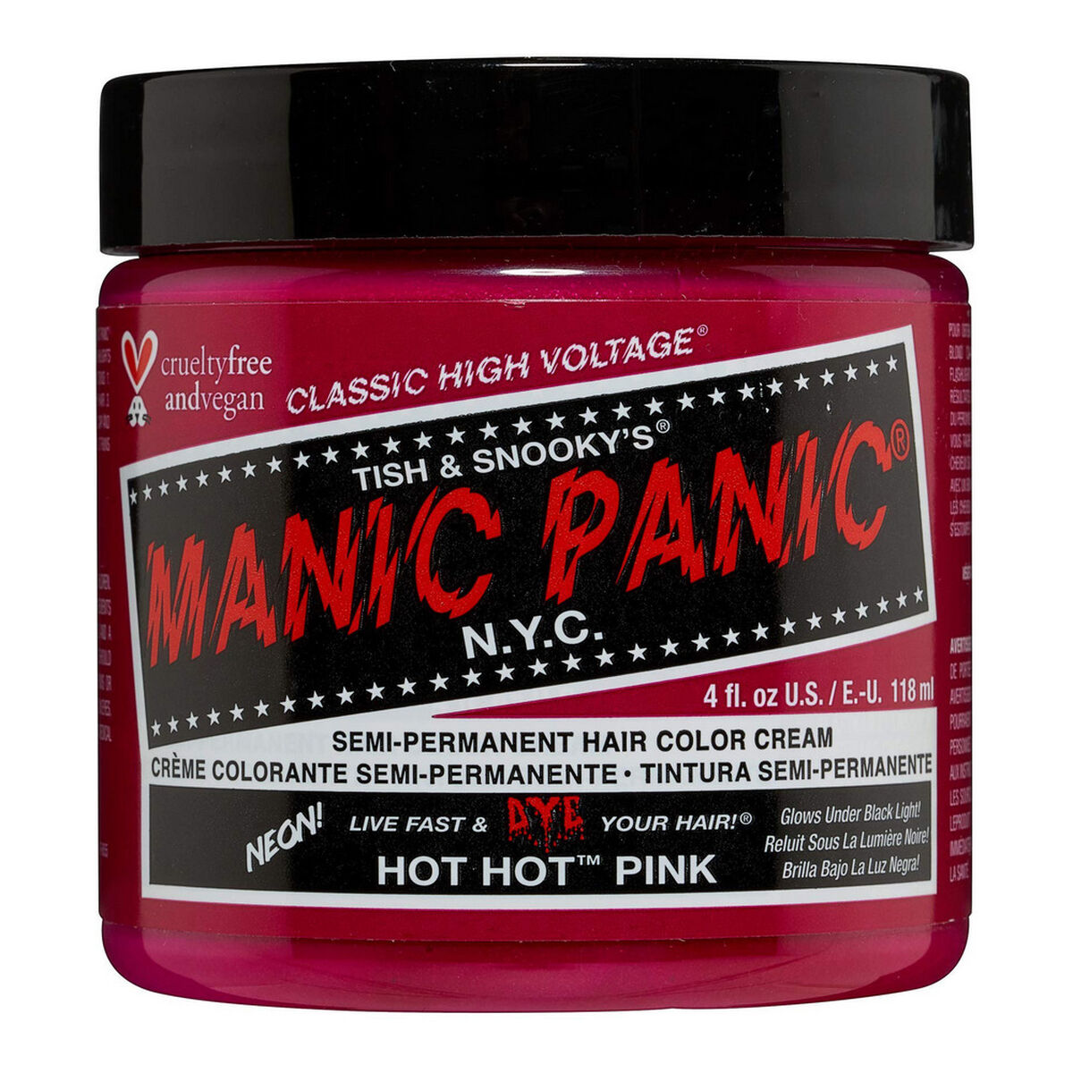 Trvalá farba Classic Manic Panic Hot Hot Pink (118 ml)