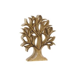 Dekoratívne postava DKD Home Decor 25 x 4 x 30 cm Prírodná Strom (1 kusov)