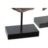 Dekoratívne postava DKD Home Decor 23 x 8 x 42 cm Čierna Gaštanová Buddha Orientálny (2 kusov)