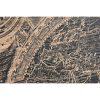 Dekorácia na stenu Home ESPRIT Čierna Prírodná Mapa Sveta 149 x 2 x 105 cm
