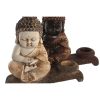 Dekoratívne postava DKD Home Decor 22 x 8,2 x 23 cm Červená Béžová Buddha Orientálny (4 Kusy)