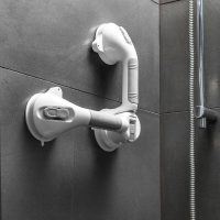 Dvojité uhlové bezpečnostné držadlo do kúpeľne Grabbath InnovaGoods Biela Pena (Obnovené A)