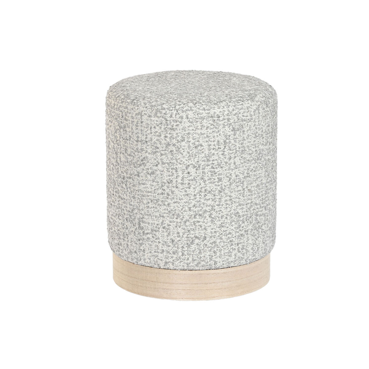 Podložka pod nohy DKD Home Decor 32 x 32 x 38 cm Scandi Svetlo šedá