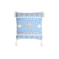 Vankúšik DKD Home Decor Modrá Biela 40 x 15 x 40 cm