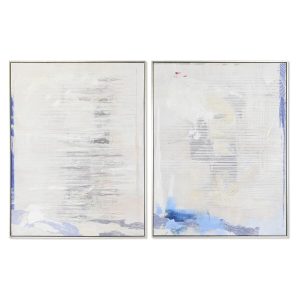 Maľba DKD Home Decor Abstraktný 60 x 3 x 80 cm Mestská (2 kusov)