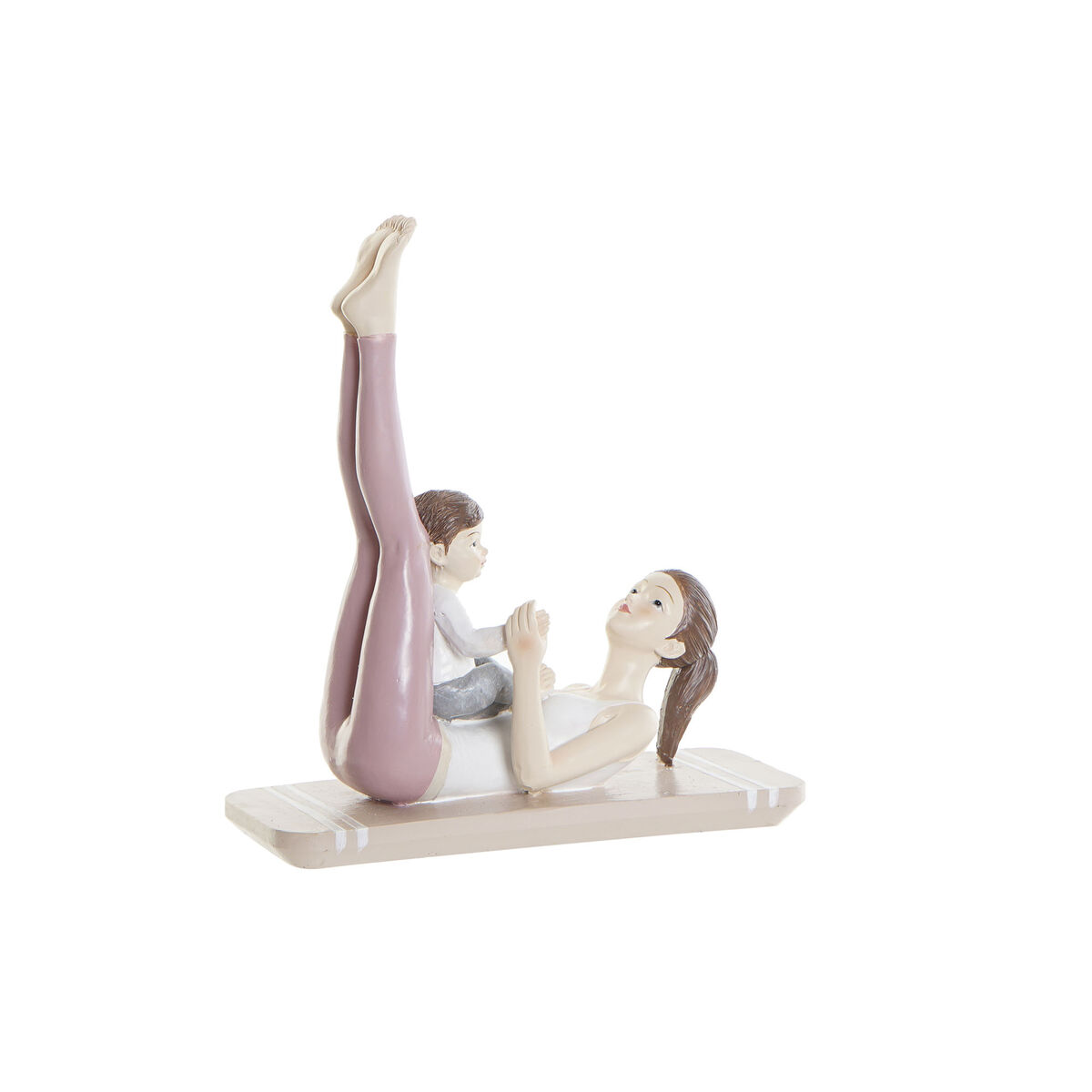Dekoratívne postava DKD Home Decor Ružová Yoga Scandi 15,5 x 6,5 x 17 cm