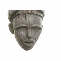 Dekoratívne postava DKD Home Decor 24 x 15 x 58 cm Sivá Koloniálny štýl Afričanka
