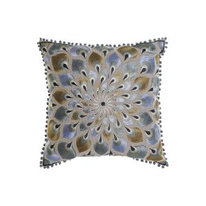Vankúšik DKD Home Decor Béžová Modrá (60 x 20 x 60 cm)