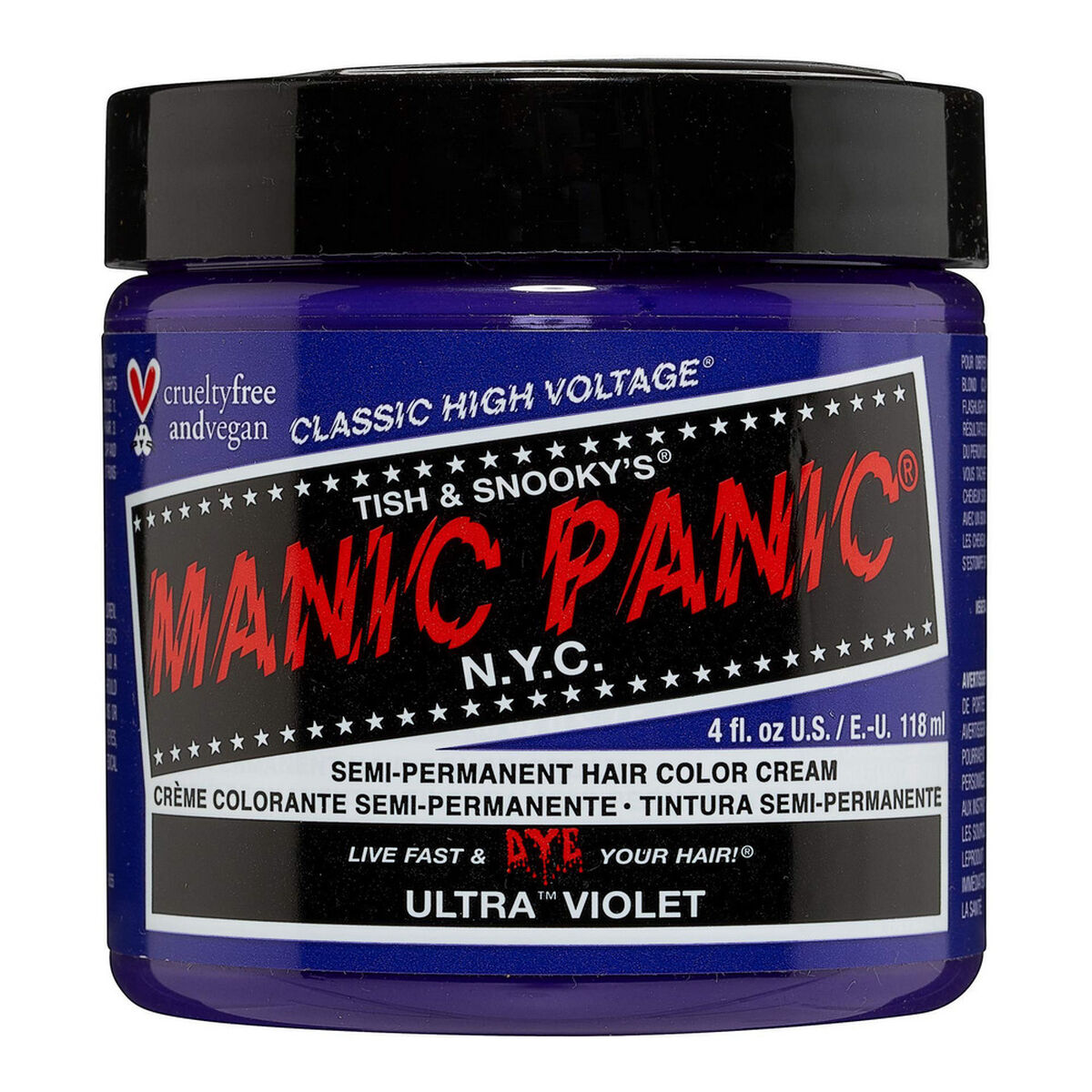 Trvalá farba Classic Manic Panic Ultra Violet (118 ml)