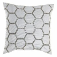 Vankúšik DKD Home Decor Zamat Geometrický (45 x 45 cm)