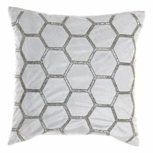 Vankúšik DKD Home Decor Zamat Geometrický (45 x 45 cm)