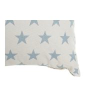 Vankúšik DKD Home Decor Modrá 60 x 10 x 60 cm Hviezdy Biela (2 kusov)