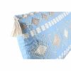 Vankúšik DKD Home Decor 60 x 15 x 35 cm Modrá Biela