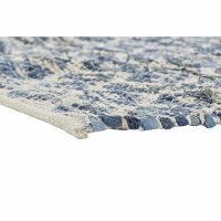 Koberec DKD Home Decor Modrá Biela (120 x 180 x 1 cm)