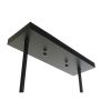 Stropné svetlo DKD Home Decor Gaštanová Aluminium Sklo (52 x 6 x 26 cm)