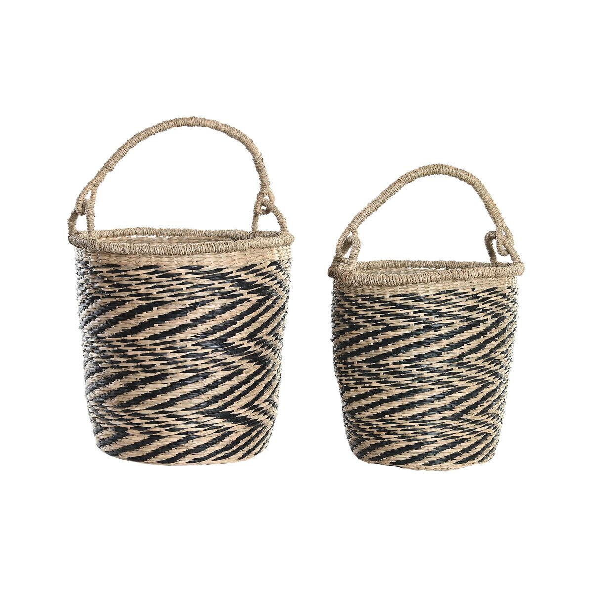 Súprava košíkov DKD Home Decor Koloniálny štýl (35 x 35 x 36 cm)