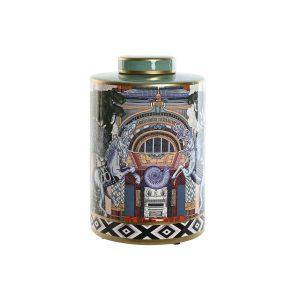 Váza Home ESPRIT Viacfarebná Porcelán 21 x 21 x 35,5 cm